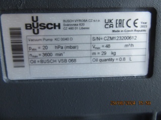 ПОМПА ПРЕЗНИОВА BUSCH KC 0040 D - НОВА